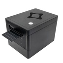 SAGA SGPL-207 80 mm linerless label printer, USB, serial and Ethernet, 152 mm/s, automatic cutter