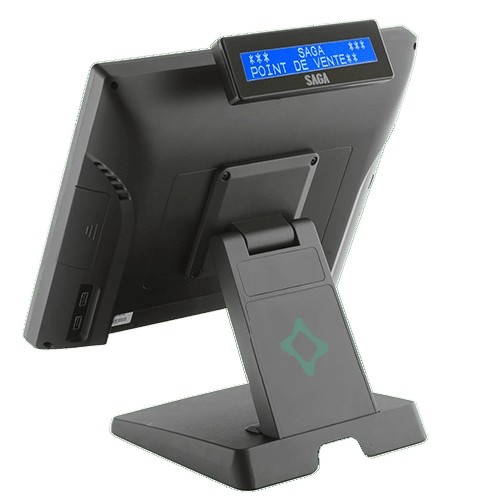 SAGA SGD200CU Zweizeiliges Kundendisplay, für CUBO Kassenterminals