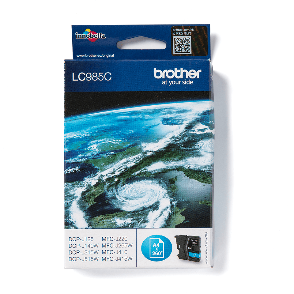 [LC985C] Cartouche d'encre Brother LC-985C / LC985C cyan, 260 pages