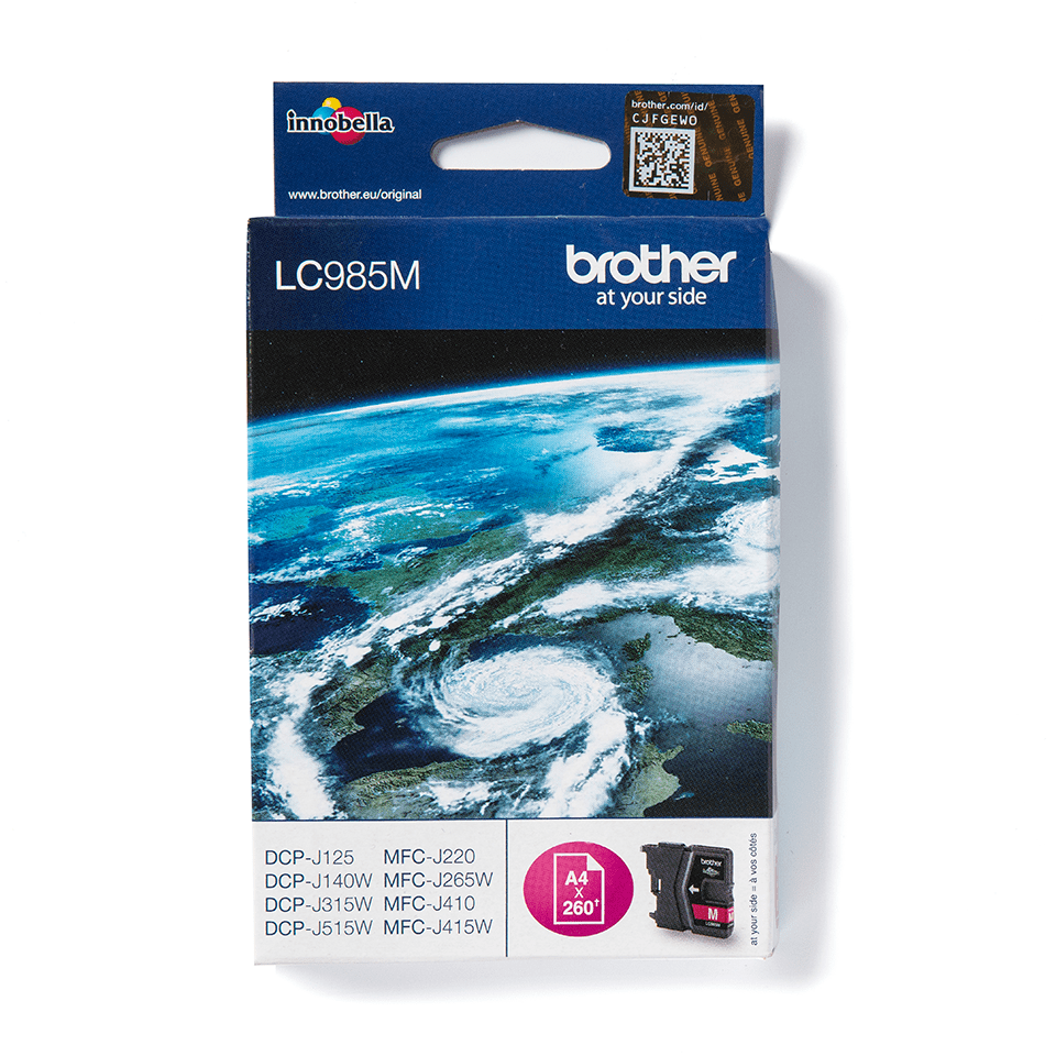 [LC985M] Brother Tintenpatrone LC-985M / LC985M Magenta, 260 Seiten