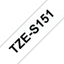 Brother Schriftband extra stark klebend TZe-S151 / TZES151, schwarz auf transparent, 24 mm x 8 m