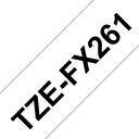 Brother Flexi-Tape TZe-FX261 / TZEFX261, schwarz auf weiß, 36 mm x 8 m