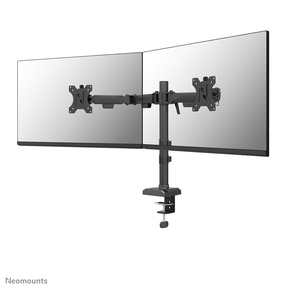 [DS60600BL2] Neomounts DS60-600BL2 Monitorarm, 10 bis 32 Zoll, bis 8 kg, 2 Bildschirme, VESA 75x75 bis 100x100