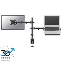 Bras support d'écran Neomounts FPMA-D550NOTEBOOK, 10 à 32 pouces, jusqu'à 8 kg, VESA 75x75 à 100x100, inclinaison