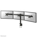 Neomounts FPMA-D700D3 Monitorarm, 10 bis 27 Zoll, bis 8 kg, 3 Bildschirme, VESA 75x75 bis 100x100