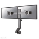 Neomounts FPMA-D860DBLACK Monitorarm, 10 bis 27 Zoll, bis 7 kg, 2 Bildschirme, VESA 75x75 bis 100x100