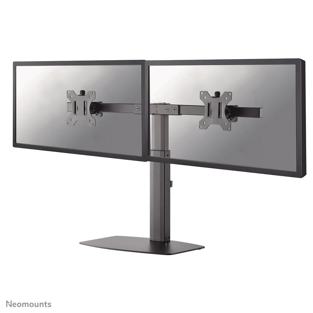 [FPMAD865DBLACK] Pied support d'écran Neomounts FPMA-D865DBLACK, 10 à 27 pouces, jusqu'à 6 kg, 2 écrans, VESA 75x75 à 100x100