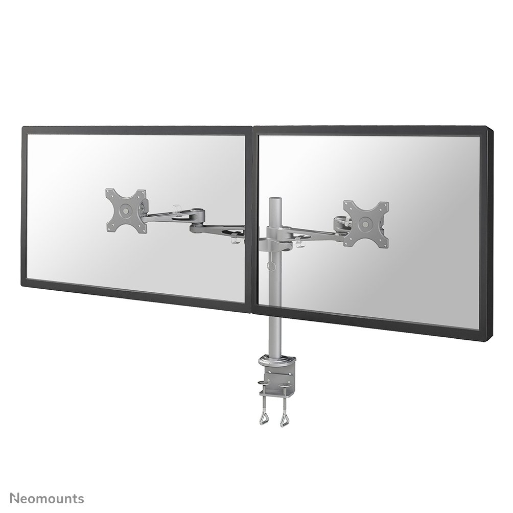 [FPMAD935D] Neomounts FPMA-D935D Monitorarm, 14 bis 27 Zoll, bis 6 kg, 2 Bildschirme, VESA 75x75 bis 100x100
