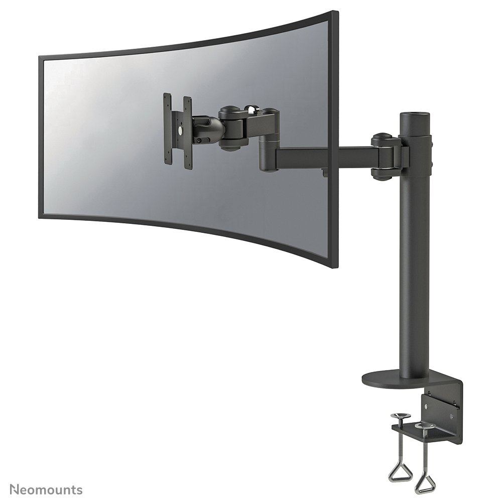 Neomounts FPMA-D960BLACKPLUS monitor arm, 10 to 49 inch, up to 20 kg, VESA 75x75 to 100x100, Tilt, Rotate, Swivel