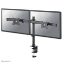 Neomounts FPMA-DCB100DBLACK monitor arm, 10 to 27 inch, up to 10 kg, 2 screens, VESA 75x75 to 100x100