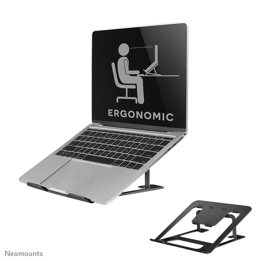 [NSLS085BLACK] Neomounts NSLS085BLACK Laptopständer, 10 bis 17 Zoll, bis 5 kg, Neigen