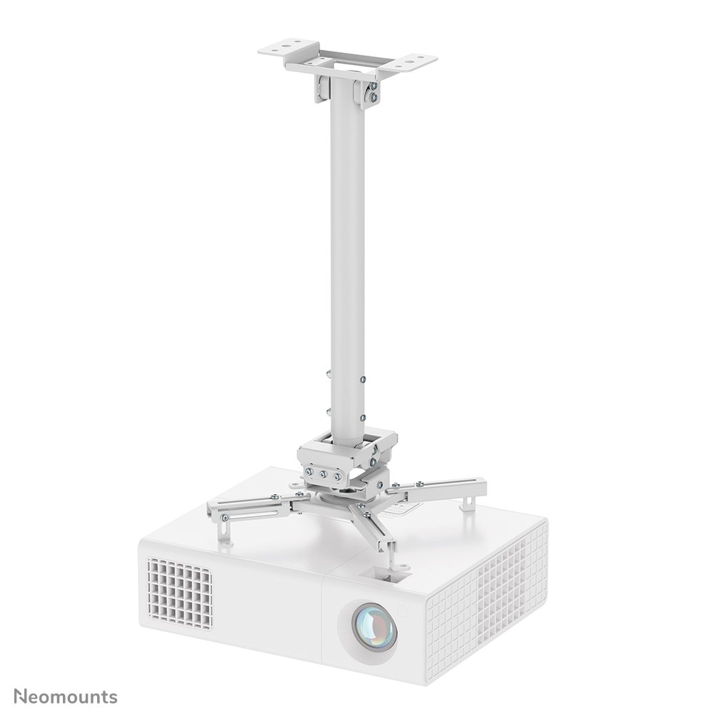 Support de plafond pour vidéoprojecteur Neomounts CL25-540WH1, jusqu'à 35 kg