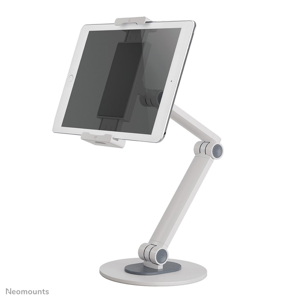 [DS15550WH1] Neomounts DS15-550WH1 tablet mount, 4.7 to 12.9 inch, up to 1 kg, Tilt, Rotate, Swivel