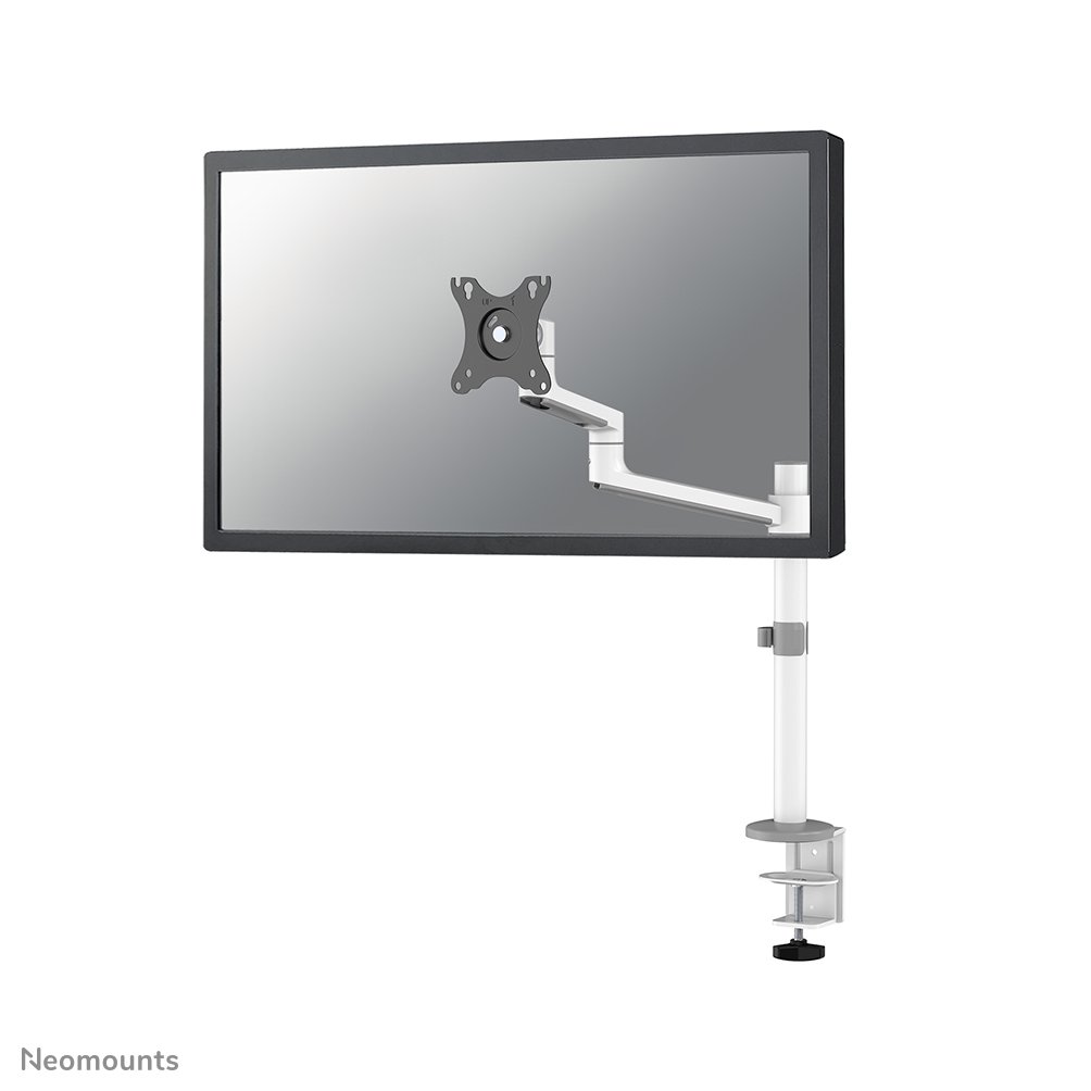 [DS60425WH1] Bras support d'écran Neomounts DS60-425WH1, 17 à 27 pouces, jusqu'à 8 kg, VESA 75x75 à 100x100