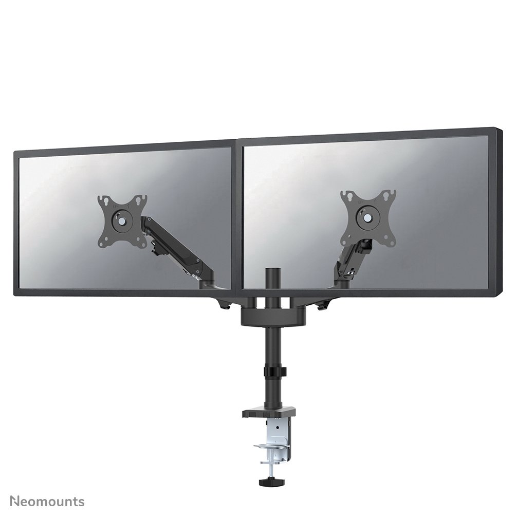 [DS70750BL2] Neomounts DS70-750BL2 Monitorarm, 17 bis 27 Zoll, bis 7 kg, 2 Bildschirme, VESA 75x75 bis 100x100