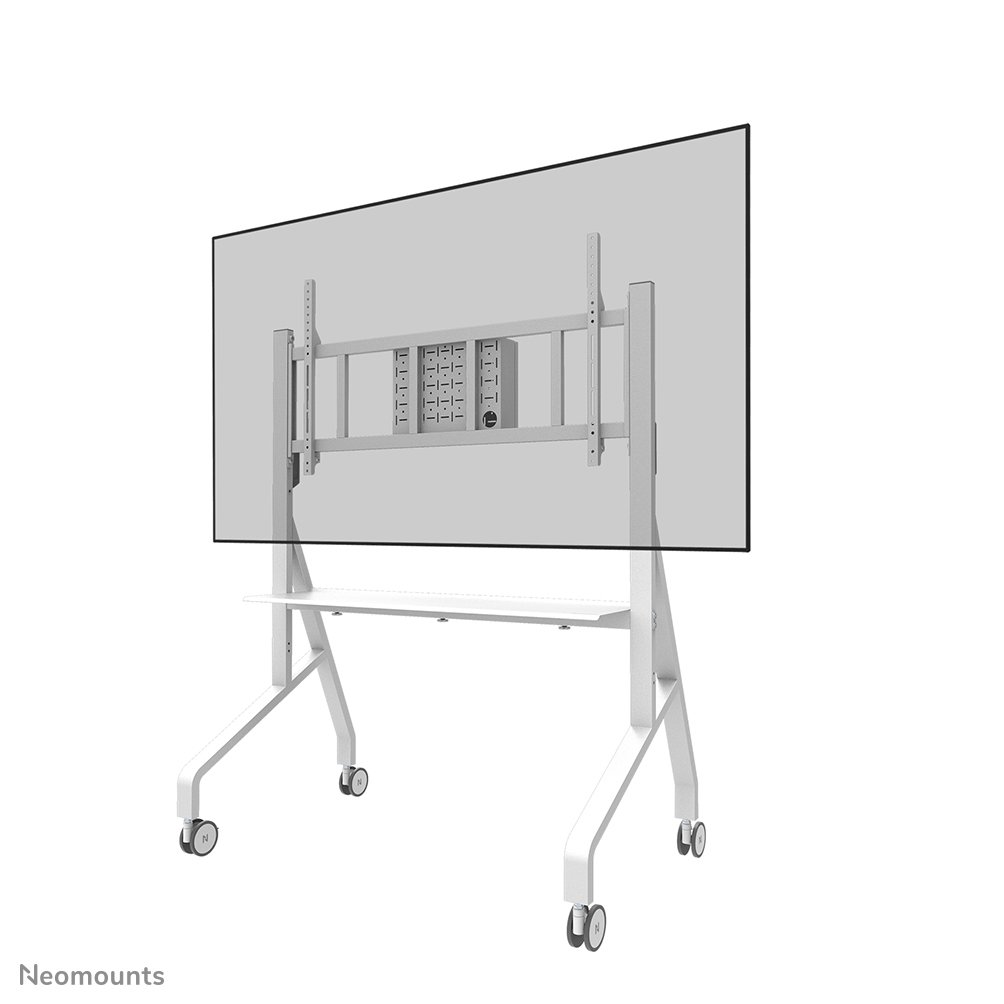 [FL50575WH1] Neomounts FL50-575WH1 Display-Rollwagen, 65 bis 115 Zoll, bis 125 kg, VESA 100x100 bis 1100x600, Fixiert