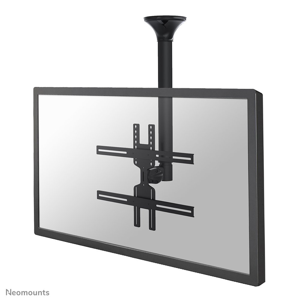 Support de plafond pour écran Neomounts FPMA-C400BLACK, 32 à 60 pouces, jusqu'à 35 kg, VESA 200x200 à 600x400