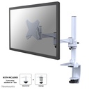 Neomounts FPMA-D1330WHITE Monitorarm, 10 bis 30 Zoll, bis 9 kg, VESA 75x75 bis 100x100, Neigen, Rotieren, Schwenken