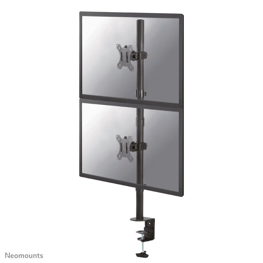 Neomounts FPMA-D550DVBLACK Monitorarm, 10 bis 32 Zoll, bis 6 kg, 2 Bildschirme, VESA 75x75 bis 100x100