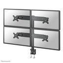 Neomounts FPMA-D700D4 monitor arm, 19 to 30 inch, up to 8 kg, 4 screens, VESA 75x75 to 100x100