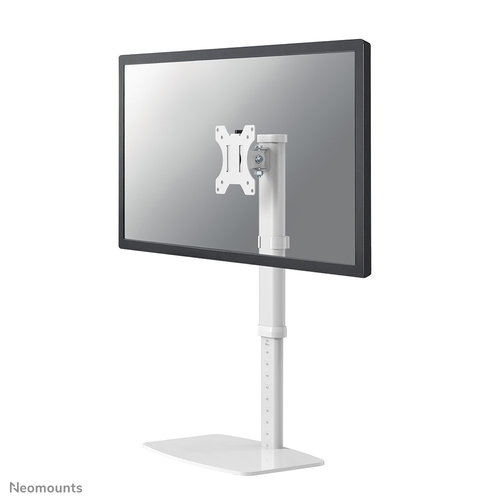 [FPMAD890WHITE] Neomounts FPMA-D890WHITE Monitorständer, 10 bis 30 Zoll, bis 6 kg, VESA 75x75 bis 100x100, Neigen, Rotieren, Schwenken