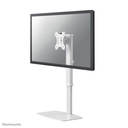 Pied support d'écran Neomounts FPMA-D890WHITE, 10 à 30 pouces, jusqu'à 6 kg, VESA 75x75 à 100x100, inclinaison, rotation