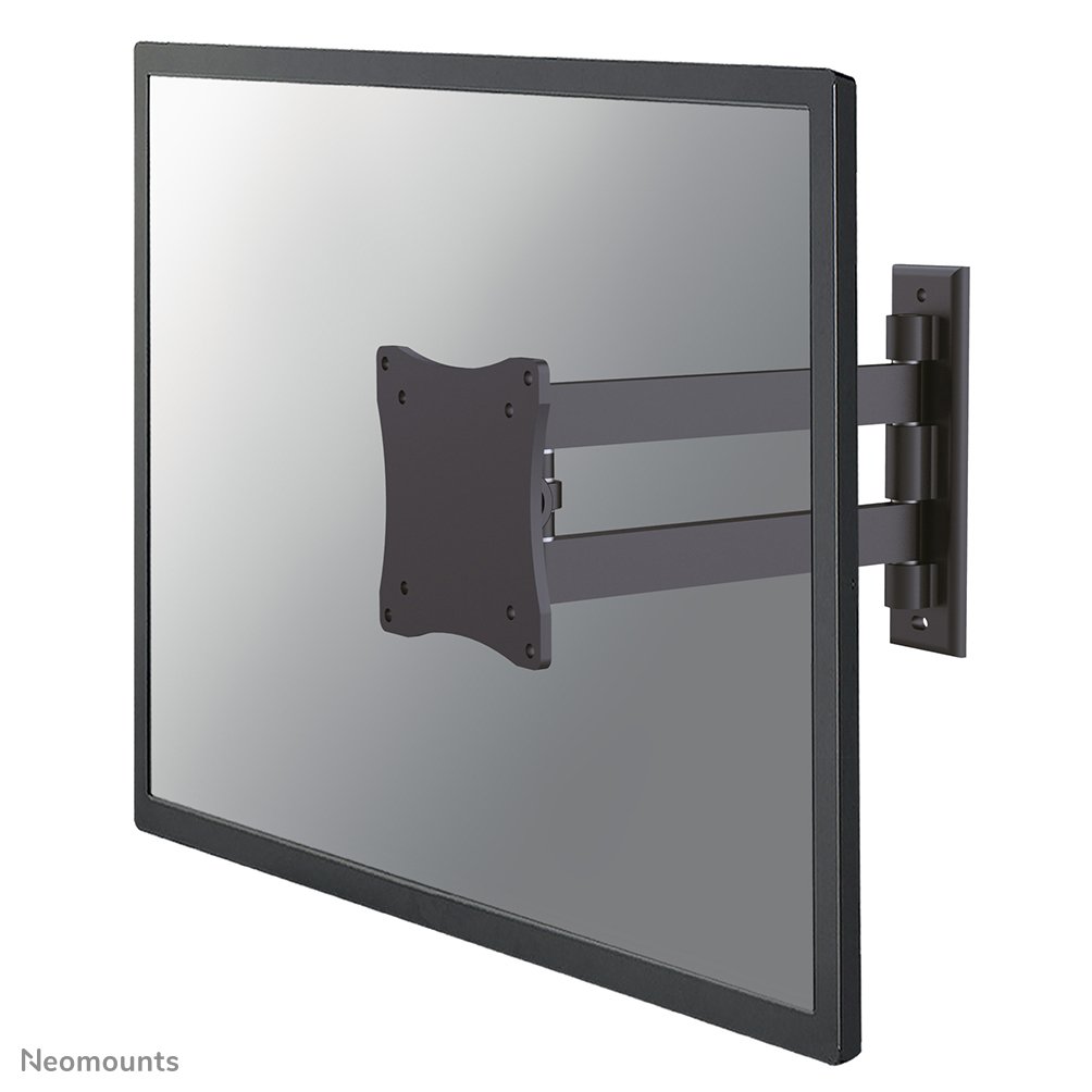 [FPMAW820BLACK] Support mural pour écran Neomounts FPMA-W820BLACK, 10 à 27 pouces, jusqu'à 15 kg, VESA 75x75 à 100x100, inclinaison