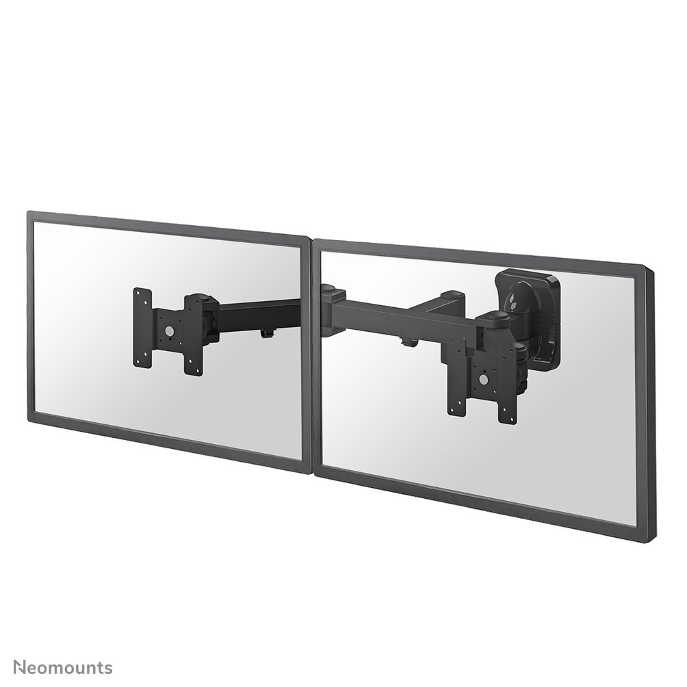 [FPMAW960D] Neomounts FPMA-W960D Wandhalterung, 10 bis 27 Zoll, bis 6 kg, 2 Bildschirme, VESA 75x75 bis 100x100