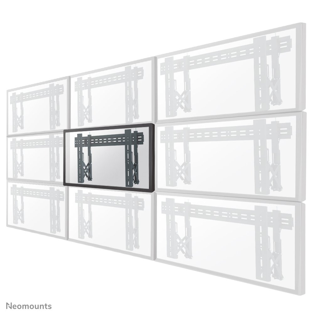 Neomounts LED-VW1000BLACK video wall mount, 40 to 75 inch, up to 50 kg, VESA 200x200 to 600x400, Fixed
