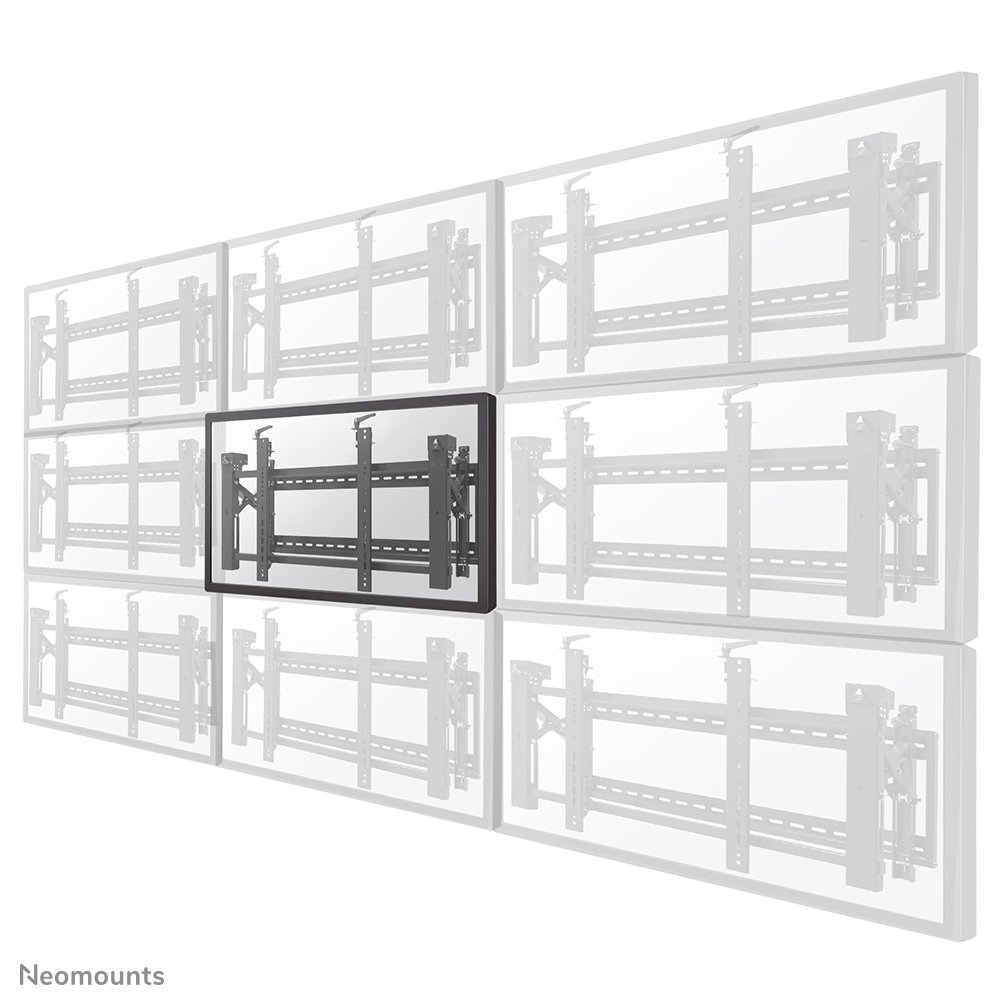 [LEDVW2000BLACK] Neomounts LED-VW2000BLACK video wall mount, 32 to 75 inch, up to 70 kg, VESA 200x200 to 600x400, Fixed