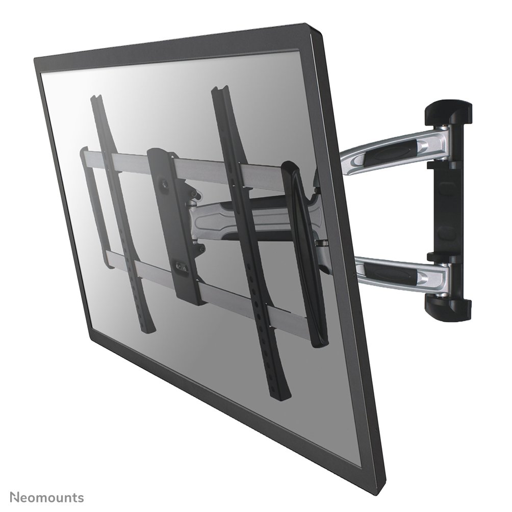 Neomounts LED-W700SILVER Wandhalterung, 32 bis 60 Zoll, bis 35 kg, VESA 200x200 bis 600x400, Neigen, Schwenken