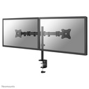 Neomounts NM-D135DBLACK Monitorarm, 10 bis 27 Zoll, bis 8 kg, 2 Bildschirme, VESA 75x75 bis 100x100