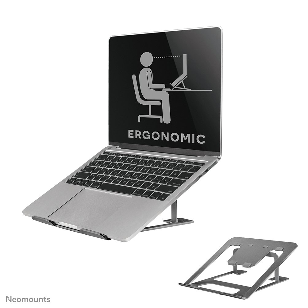 [NSLS085GREY] Neomounts NSLS085GREY laptop stand, 10 to 17 inch, up to 5 kg, Tilt