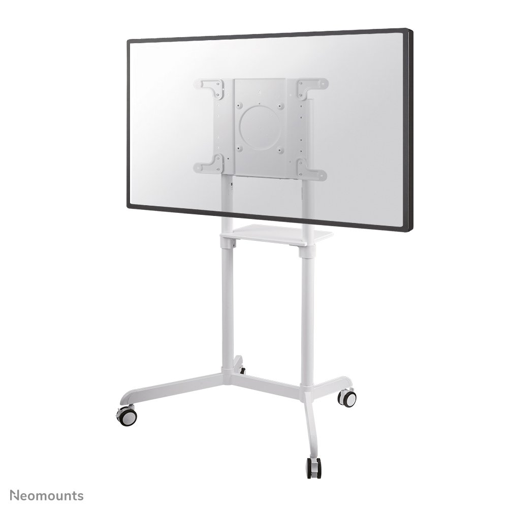 [NSM1250WHITE] Neomounts NS-M1250WHITE display trolley, 37 to 70 inch, up to 70 kg, VESA 200x200 to 600x400, Tilt, Rotate, Fixed