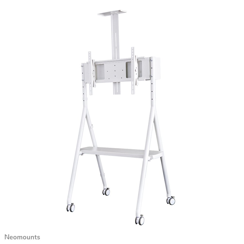 Neomounts NS-M1500WHITE Display-Rollwagen, 32 bis 65 Zoll, bis 50 kg, VESA 200x200 bis 600x400, Neigen