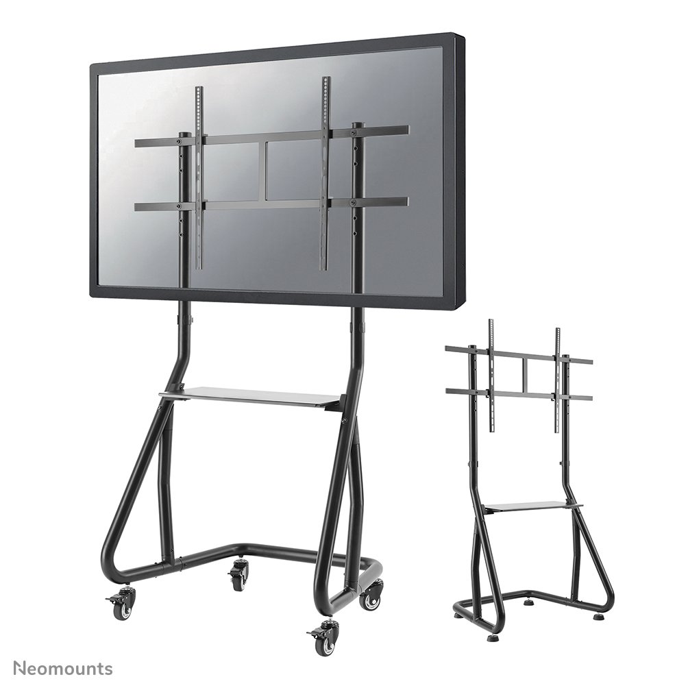 [NSM3800BLACK] Chariot mobile pour écran Neomounts NS-M3800BLACK, 60 à 100 pouces, jusqu'à 100 kg, VESA 200x200 à 1000x600, fixé