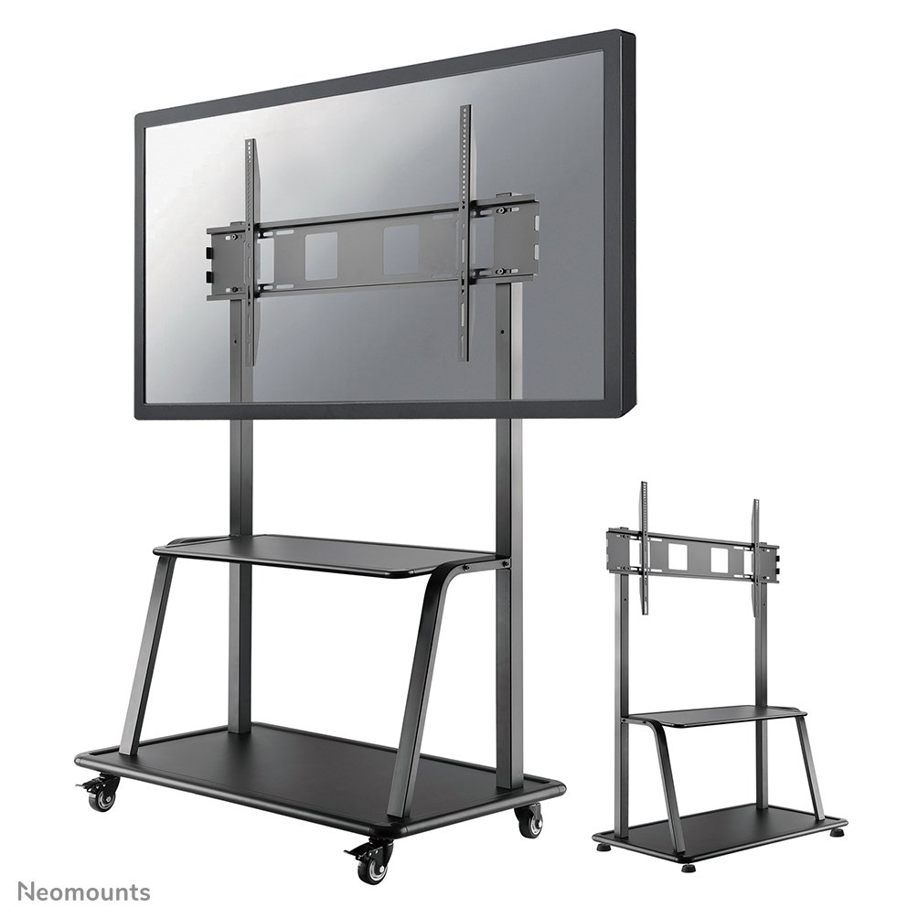 [NSM4000BLACK] Chariot mobile pour écran Neomounts NS-M4000BLACK, 60 à 105 pouces, jusqu'à 150 kg, VESA 200x200 à 1000x600, fixé