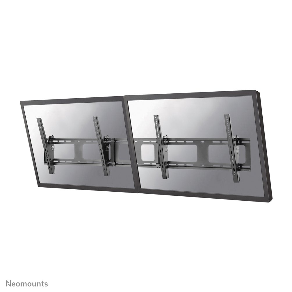 [NSWMB200BLACK] Neomounts NS-WMB200BLACK Menu-Board-Halterung, 40 bis 52 Zoll, bis 50 kg, 2 Bildschirme, VESA 200x200 bis 600x400