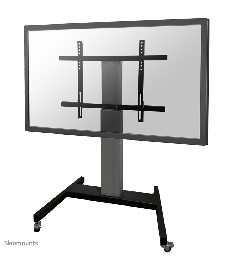 [PLASMAM2250SILVER] Neomounts PLASMA-M2250SILVER Display-Rollwagen, 42 bis 100 Zoll, bis 130 kg, VESA 200x200 bis 800x600, Fixiert