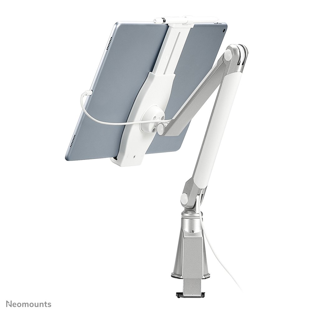 [TABLETD100SILVER] Support pour tablette Neomounts TABLET-D100SILVER, 4.7 à 12.9 pouces, jusqu'à 1 kg, inclinaison, rotation, tourner