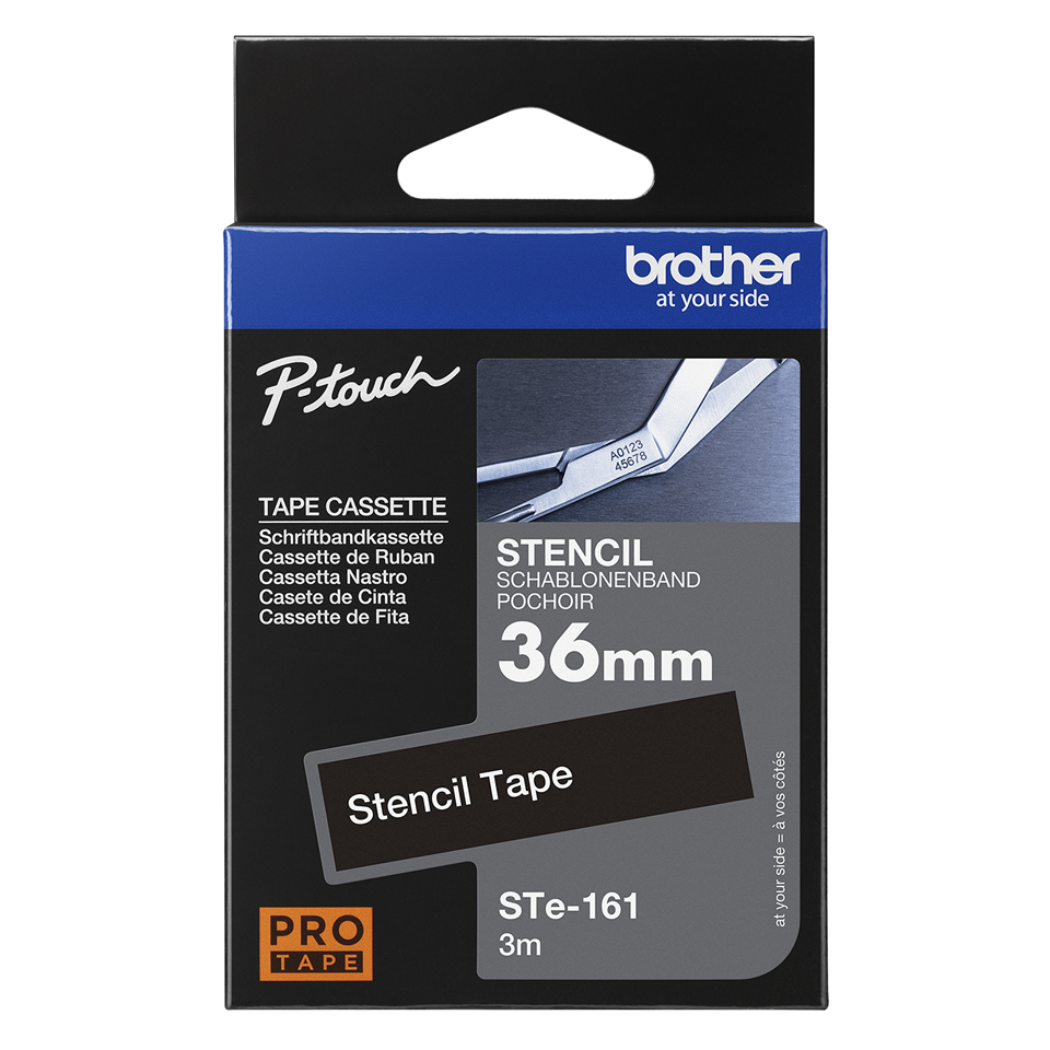 Ruban pochoir Brother STe-161 / STE161, 36 mm x 3 m