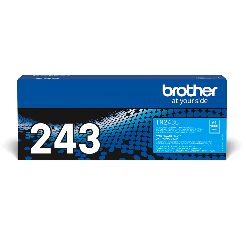 [TN243C] Brother Toner TN-243C / TN243C Cyan, 1.000 Seiten