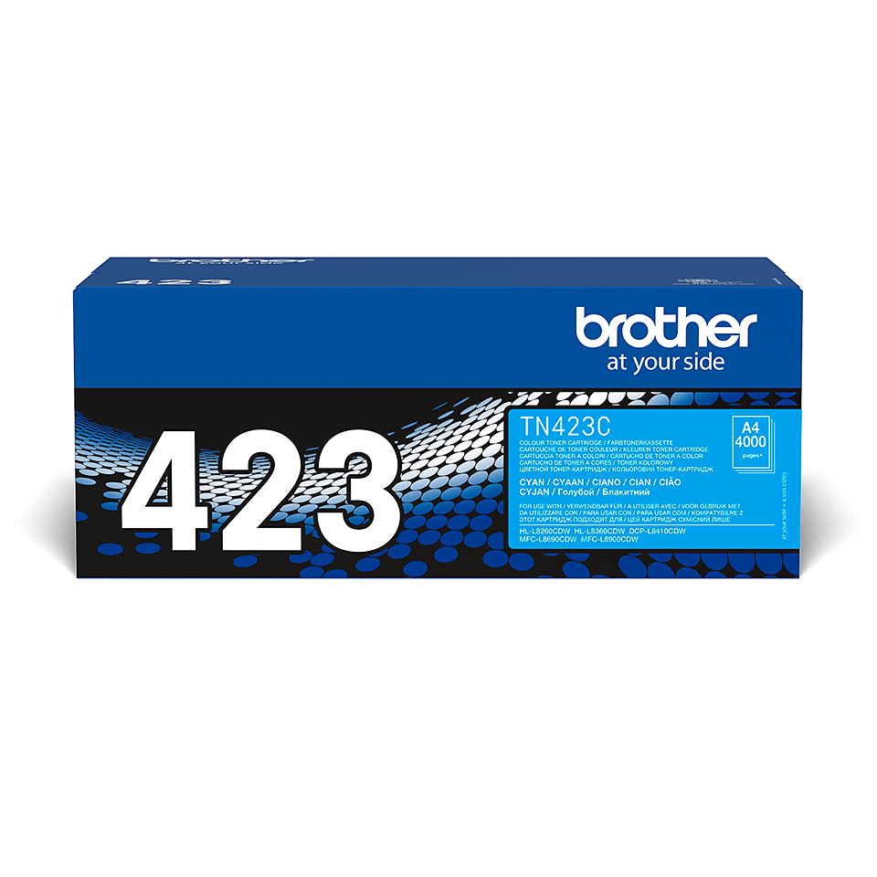 [TN423C] Brother Toner TN-423C / TN423C Cyan XL, 4.000 Seiten