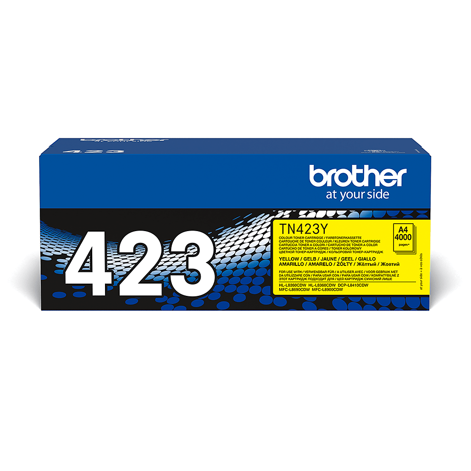 [TN423Y] Brother TN-423Y / TN423Y yellow toner XL, 4,000 pages