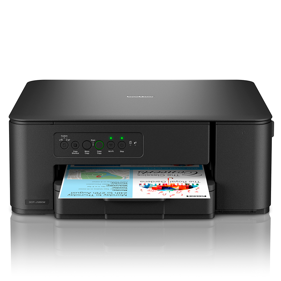 [DCPJ1260WRE1] Brother DCP-J1260W Farbtintenstrahl-Multifunktionsgerät, A4, 16 Bilder/Min., Duplex, WLAN