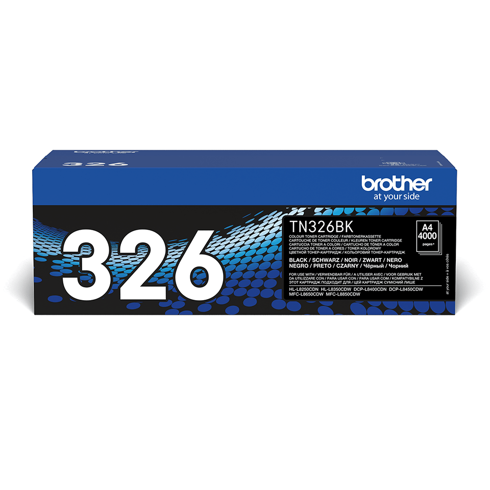 [TN326BK] Brother TN-326BK / TN326BK black toner XL, 4,000 pages